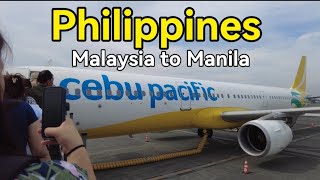 Flying to the Philippines Taking Flight from Malaysia  Singapore  Manila  Bacolod [upl. by Eiclek]