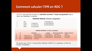 Calcul de lIPR en RDC  Cas pratique [upl. by Adan674]