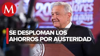 Ahorros por austeridad de la 4T se desplomaron 925 de 2019 a 2021 [upl. by Oniotna745]