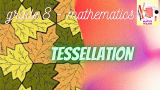 education  maths  tessellation  grade 7  grade 8  education wamh [upl. by Aihceyt]