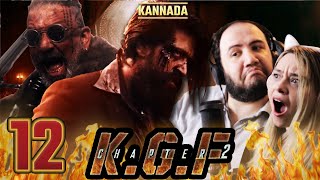 KGF Chapter 2 CLIMAX SCENE Rocky vs Adheera Reaction  Reena GETS SHOT  KGF 2  Part 12  Kannada [upl. by Lynnworth937]