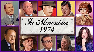 In Memoriam 1974 Famous Faces We Lost in 1974 [upl. by Truscott178]