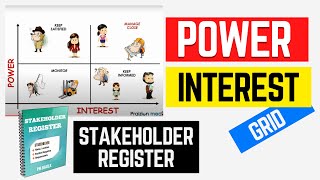 Stakeholder Register amp Power Interest Grid  PMP ExamPMBOK Guide Study [upl. by Atis]