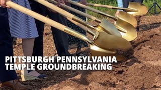 Pittsburgh Temple Groundbreaking  At a Glance [upl. by Enyaht]