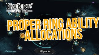 Proper Allocations of Ring Ability  LOTRisetowar [upl. by Ledua]