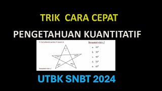 PEMBAHASAN SOAL ASLI KUANTITATIF UTBK SNBT 2024 YANG SUDAH KELUAR [upl. by Airla]