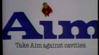 Aim Toothpaste Commercial 1988 [upl. by Ume616]