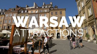 10 Top Tourist Attractions in Warsaw [upl. by Gerrit640]