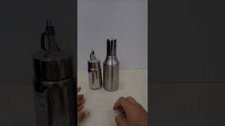 Stainless Steel Oil Can  Easy Pouring amp Storage Solution for Your Kitchen  Durable kitchen [upl. by Adnima]