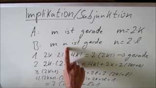 Analysis 1 Grundlagen Aussagenlogik 34 [upl. by Rheims]