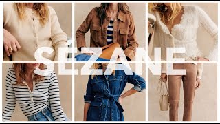 SEZANE review tryon  Sezane Haul Winter Collection February [upl. by Cnahc]