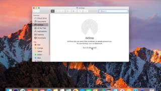 Turn ON AirDrop on MAC [upl. by Lotty]