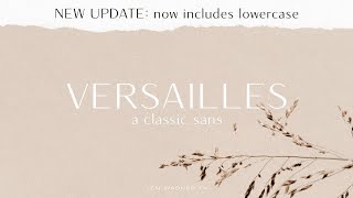 Versailles  A Classic Sans Font Free Download [upl. by Perrine419]