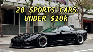 Top 20 Best Sports Cars For Less Than 10k [upl. by Anahtor936]