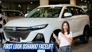 Review first look of Changan Oshan X7 futuresense New 7 seater facelift comparison with old variant [upl. by Auburn]