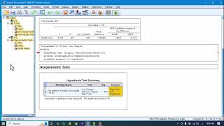 Parametric and NonParametric Tests on SPSS Arabic [upl. by Ariamoy]