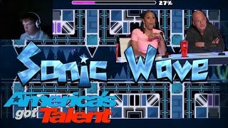 Acharne GD 15YearOld Geometry Dash Player Beats Sonic Wave  Americas Got Talent 2017 Auditions [upl. by Imehon]