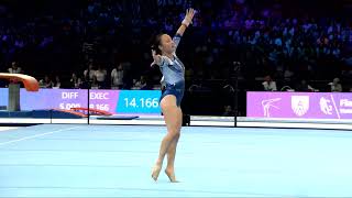 TING HuaTien TPE2023 Artistic Worlds Antwerp BELQualificationsFloor Exercise [upl. by Esom]