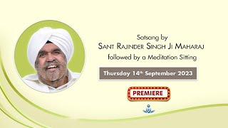 Satsang By Sant Rajinder Singh Ji Maharaj  Sep 14 2023 [upl. by Dodds]