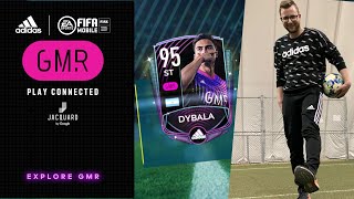 FIFA Mobile x adidas GMR Unboxing and Set up Claiming our Exclusive GMR Dybala With Gameplay [upl. by Jankell]