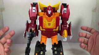 Transformers Power of the Primes Rodimus Prime Chefatron Review [upl. by Dekeles]