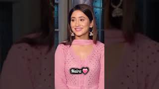 Naira pink 💗 dress in yrkkh 💓 naira pink saree 💕 [upl. by Chuipek]