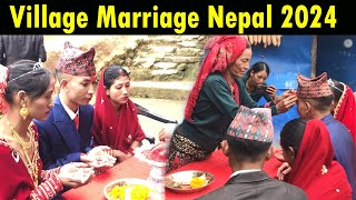 Village Marriage Nepal 2023  Traditional Affair  Village Life  Mohan Magar villagelifestyle [upl. by Ednarb147]