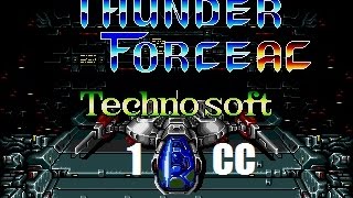 Arcade Thunder Force AC Completed 1 Credit  No Death 1cc [upl. by Essej594]