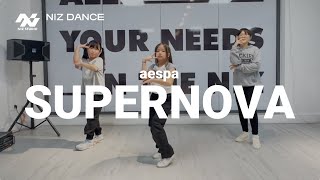 NIZ DANCE  SUPERNOVA  aespa   ELEMENTARY GIRL KPOP CLASS [upl. by Anivad]