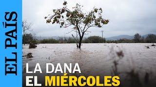 DANA EN VALENCIA  Imágenes de las inundaciones en la mañana del miércoles  EL PAÍS [upl. by Herrod299]