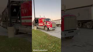 Kenworth T800 amp Peterbilt Atlantic in Windsor Ontario Canada🇨🇦kenworth peterbilt ontariocanada [upl. by Ieso]