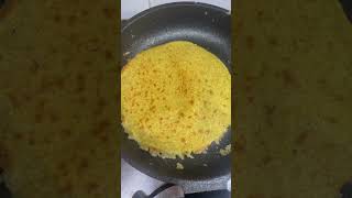 Chapati half chickpea flour half wholemeal flour one egg seasoning [upl. by Pyle263]