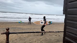 Kitesurfers at Sandown [upl. by Marijo80]