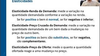 Introdução à Microeconomia  03  Elasticidades [upl. by Swanhildas925]