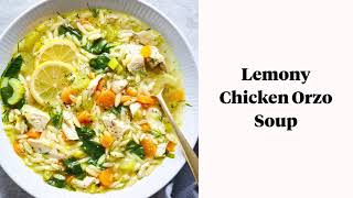 Lemon Chicken Orzo Soup [upl. by Russ937]