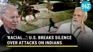 No Excuse No Tolerance White Houses First Reaction On Deadly Attacks On Indians In US [upl. by Stepha]