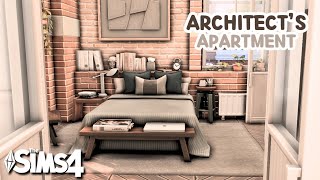 architects apartment 📐  The Sims 4  19 culpepper house apartment renovation CC [upl. by Iroj341]