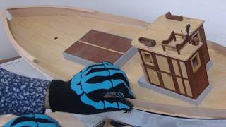 ARTESANIA LATINA HELLEN RC boat building project chapterⅡ2 [upl. by Amedeo381]