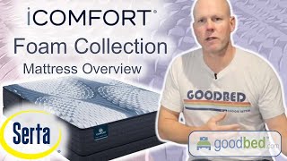 Serta iComfort Memory Foam Mattresses – Review  Comparison of All 7 Models  GoodBed [upl. by Imak]