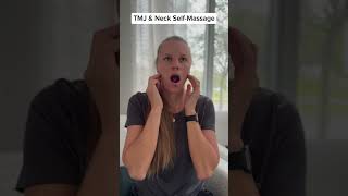 TMJ amp Neck Selfmassage massage tmj painrelief selfcare selfimprovement physiotherapy [upl. by Atenik95]