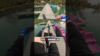 Mountain bike wheeliecapcutcaptions capcut mtb wheelie bikelife water trending [upl. by Arahc]