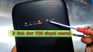 Dlink dwr 920 sinyal merah red signal [upl. by Salba]