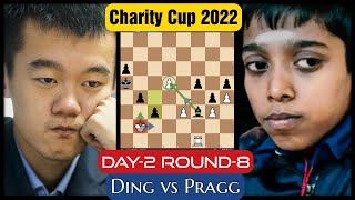 Ding Stunned by Pragg  Ding Liren vs Praggnanandhaa R  Charity Cup Meltwater Champions Chess Tour [upl. by Felix506]