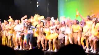 Servite High School Stage Collapse  Rosary High School Red amp Gold 2014 [upl. by Cesar189]