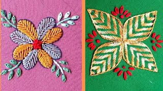 2 Super Amazing Hand Embroidery Design Embroidery Designs for Beginners [upl. by Gaves559]