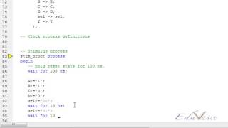 VHDL Lecture 15 Lab 5  case select simulation [upl. by Grega]