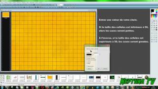 Photofiltre 7  Appliquer un effet de quadrillage • Tutoriel informatique [upl. by Yoko894]