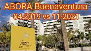 ABORA Buenaventura by Lopesan Hotels 04 2019 vs 11 2021 Playa del Ingles Maspalomas Gran Canaria [upl. by Cone267]