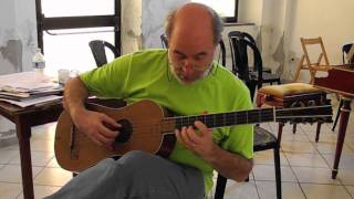 Ugo Nastrucci improvising on The Sabionari Stradivari Guitar [upl. by Nonnaer]