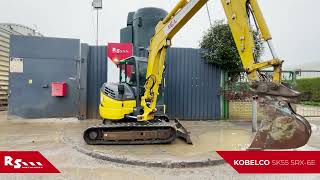 KOBELCO SK55 SRX6E  5T MINI EXCAVATOR  RS MACHINERY HIRE AND SALE [upl. by Margarete]